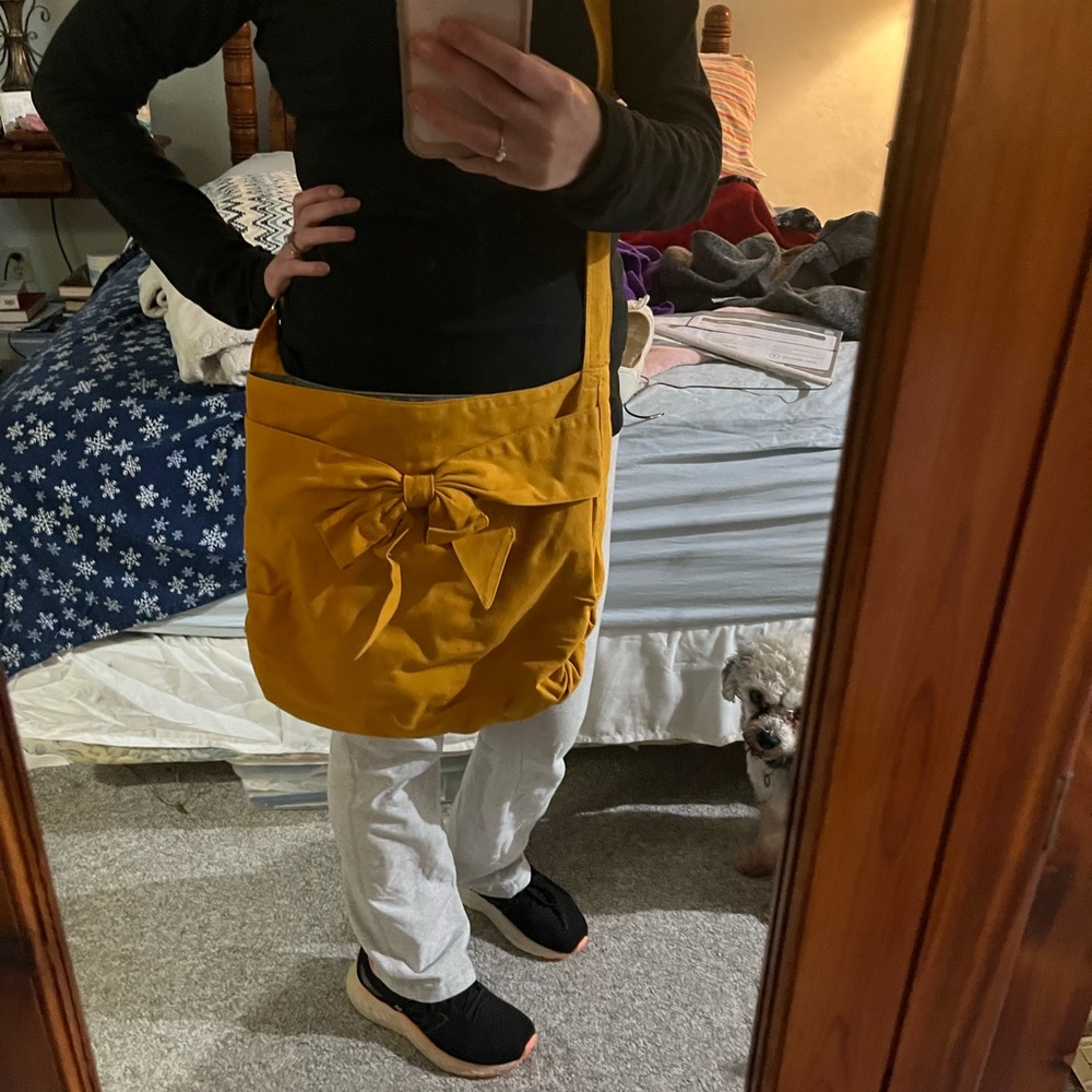 Stylish Yellow Crossbody Bag